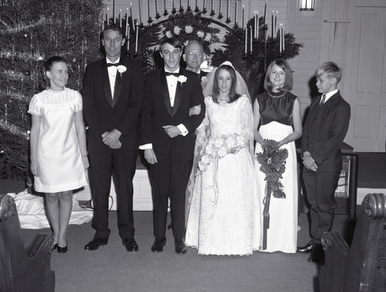 2628- Frankie Percival wedding, December 20, 1969