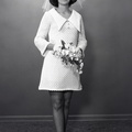 2629- Patsy Wideman wedding dress, December 20, 1969