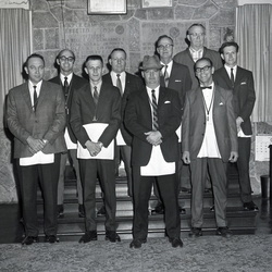 2656- Mine Lodge A F M Officers February 2 1970