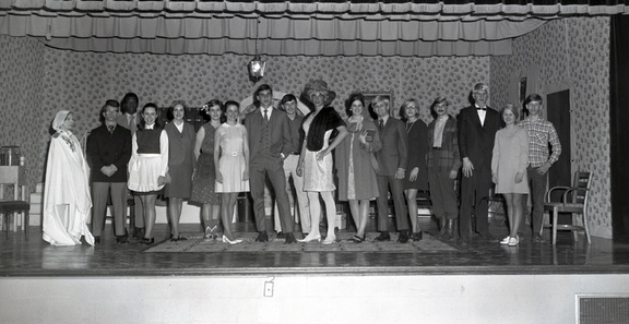 2688- McCormick High Senior Play Cast, April 1, 1970