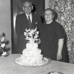 2708- Mr and Mrs B C Owings 50th wedding anniversary April 19 1970