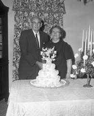 2708- Mr and Mrs B C Owings 50th wedding anniversary, April 19, 1970