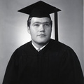 2726- Brice Stone cap and gown photo, May 7, 1970
