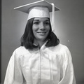2738- Vickie Charnock cap and gown, May 20, 1970
