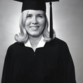 2753- Penny Bladon cap and gown, May 23, 1970