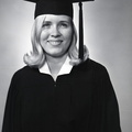 2753- Penny Bladon cap and gown, May 23, 1970