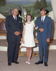 2758- Kathy Young wedding, Goshen Baptist, June 5, 1970