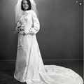 2774- Dianne Ingram wedding dress, June 11, 1970