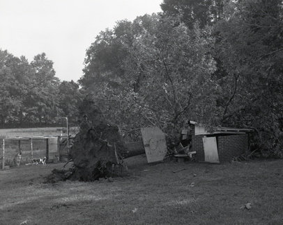 2794- Storm damage Johnny Edwards house, July 3, 1970
