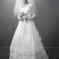 2812- Kathy Walker wedding dress, July 22, 1970