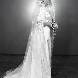 3966- Patsy Miner wedding dress March 17 1971