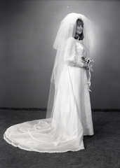 3979- Lynn Candler wedding dress, April 2, 1971