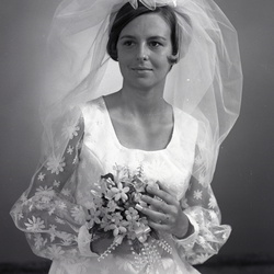 4007- Francis Steed wedding dress Lincolnton May 5 1971