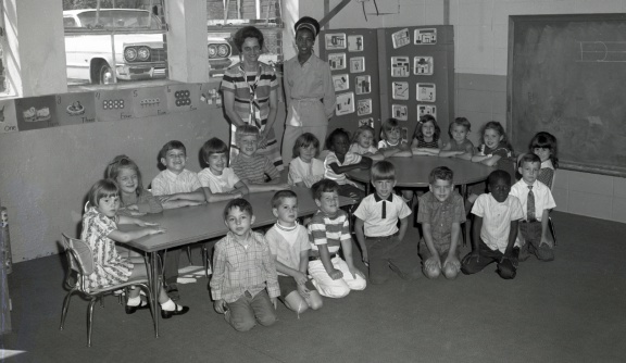 4013- State Kindergarten Class, May 17, 1971