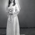 4024- Donna O Neal wedding dress, May 29, 1971