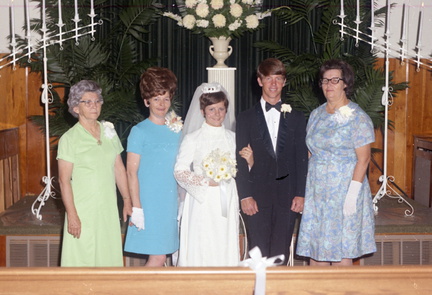 4031- Donna O Neal wedding, Lincolnton, June 5, 1971