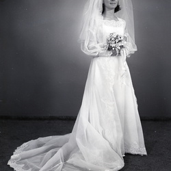 4036- Geenie Rich wedding dress June 9 1971
