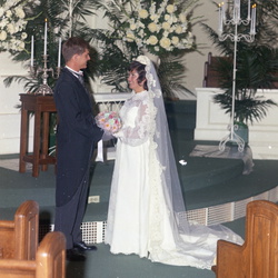 4058- Blanchie Smith wedding Lincolnton July 18 1971