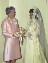 4058- Blanchie Smith wedding, Lincolnton, July 18, 1971
