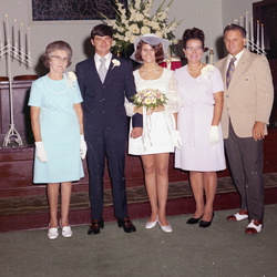 4068- Cox and Campbell wedding August 1 1971