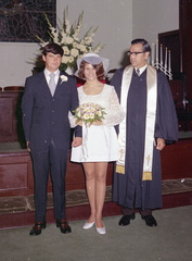 4068- Cox and Campbell wedding, August 1, 1971