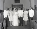 2823- Sara Frick Sydney Russell wedding Greenwood August 16 1970