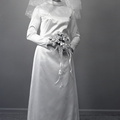 2828- Jackie Fooshe wedding dress, August 18, 1970