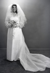 2829- Brenda Tankersley wedding dress August 20 1970