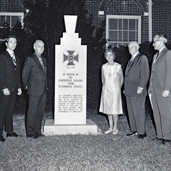 3852- Confederate marker dedicated September 14 1970