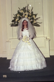 3863- Brenda Fuller wedding Lincolnton, October 3, 1970