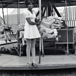 4105- McCormick High School girls at fair October 1 1971