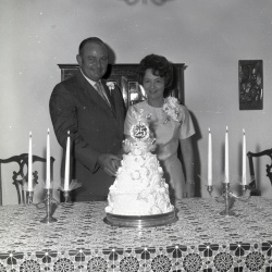 4108- Mr and Mrs H A Caudle 25th anniversary October 3 1971