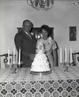 4108- Mr and Mrs H. A. Caudle 25th anniversary, October 3, 1971