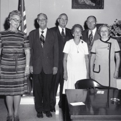 4110- McCormick County Historical Society officers October 4 1971