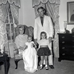 4114- Fran Stewart s baby s christening October 10 1971