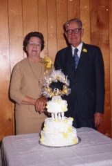 4119- Mr and Mrs Jamie Sanders 50th wedding anniversary, October 17, 1971