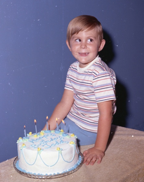 4125- Todd Dillashaw 5th birthday and Bonnie Franc, September 14, 1971