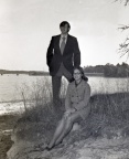4139- MHS Homecoming couples at Elijah Clark Park, November 12, 1971
