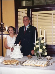 4186- Mr and Mrs Joe B Price 25th wedding anniversary, January 16, 1972