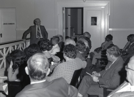 4196- E D A Meeting at courthouse, January 27, 1972