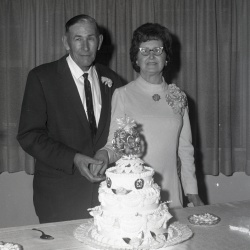 4207- Mr and Mrs Steyl Blum 50th wedding anniversary February 6 1972