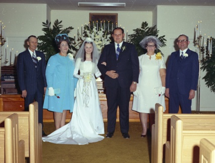 4208- Sharon Carroll wedding, February 6, 1972