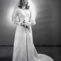 4213- Barbara White wedding dress, February 12, 1972