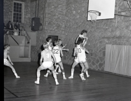 4220- Wardlaw Academy basketball at De La Howe, February 18, 1972
