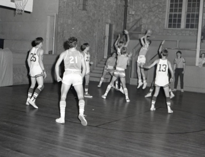 4220- Wardlaw Academy basketball at De La Howe, February 18, 1972