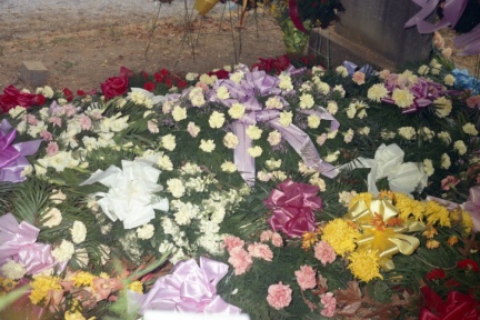 4222- Mrs Watkins graveside flowers, February 19, 1972