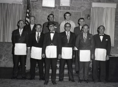 4225- Mine Lodge Officers A F M, February 28, 1972