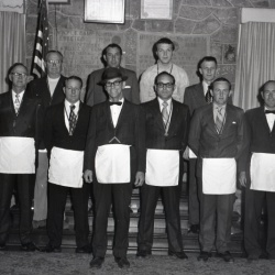 4225- Mine Lodge Officers A F M February 28 1972