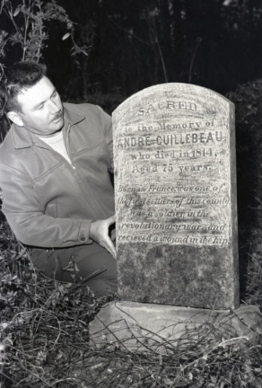 4226- Guillebeau and Willington cemetery, February 27, 1972