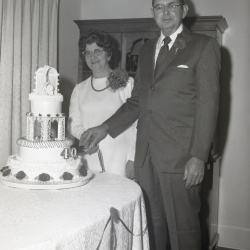 4245- Mr and Mrs WM Wright 40th wedding Anniversary November 21 1971